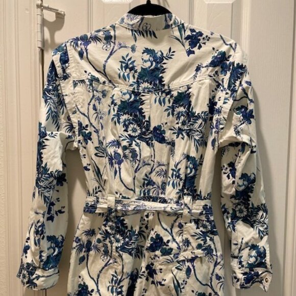 Anthropologie Lucienne Belted Romper Size 4 - Picture 7 of 9